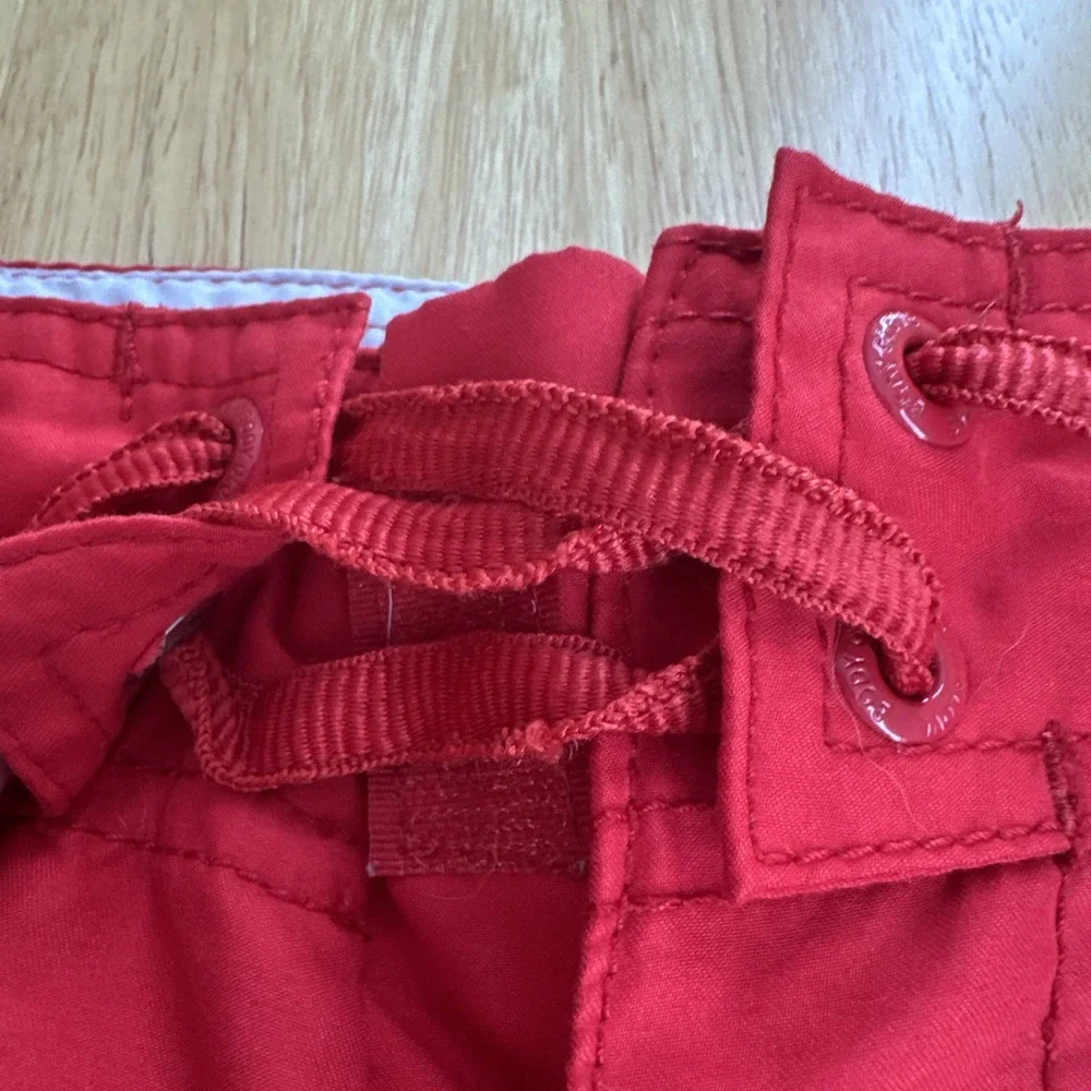 Body Glove Men's‎ Board Shorts Swim Trunks Size 40 Red Drawstring Waist